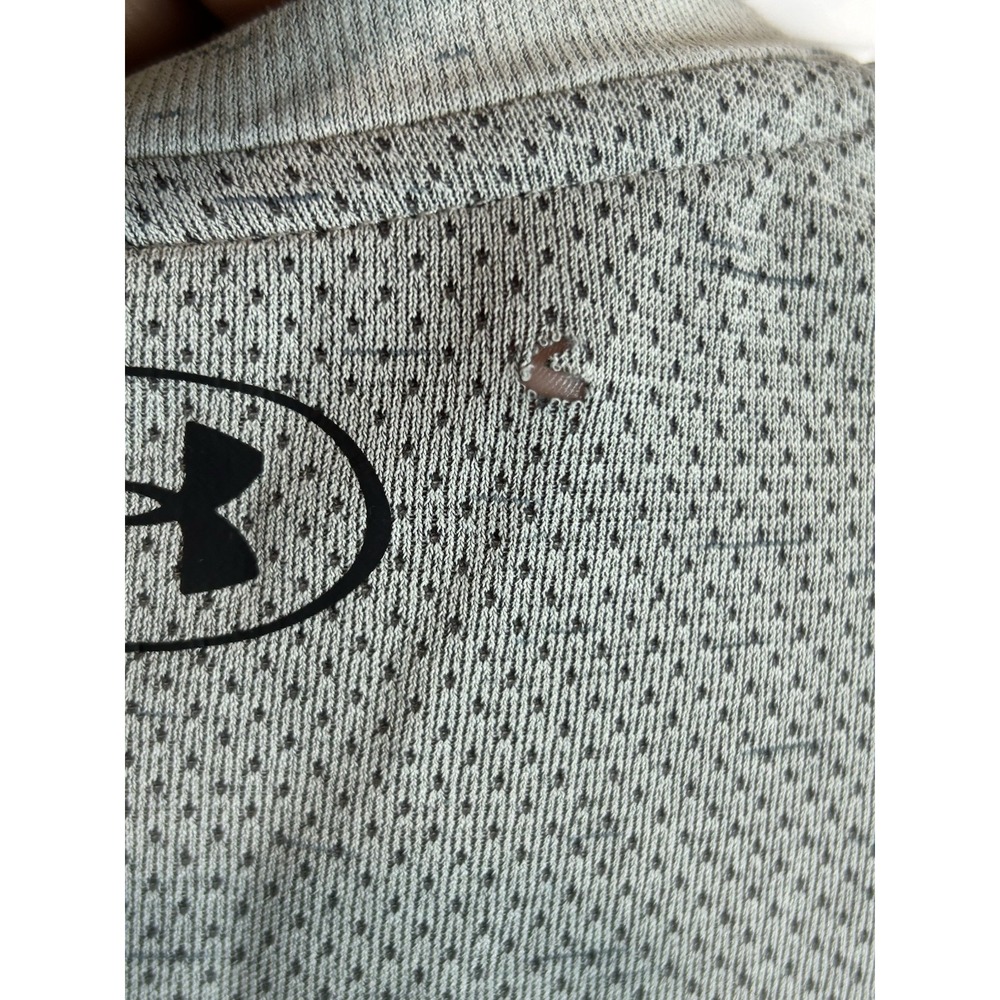 Men's Under Armour Heat Gear Tshirt Sz‎ Small The Seamless Tee Gray - Picture 6 of 7